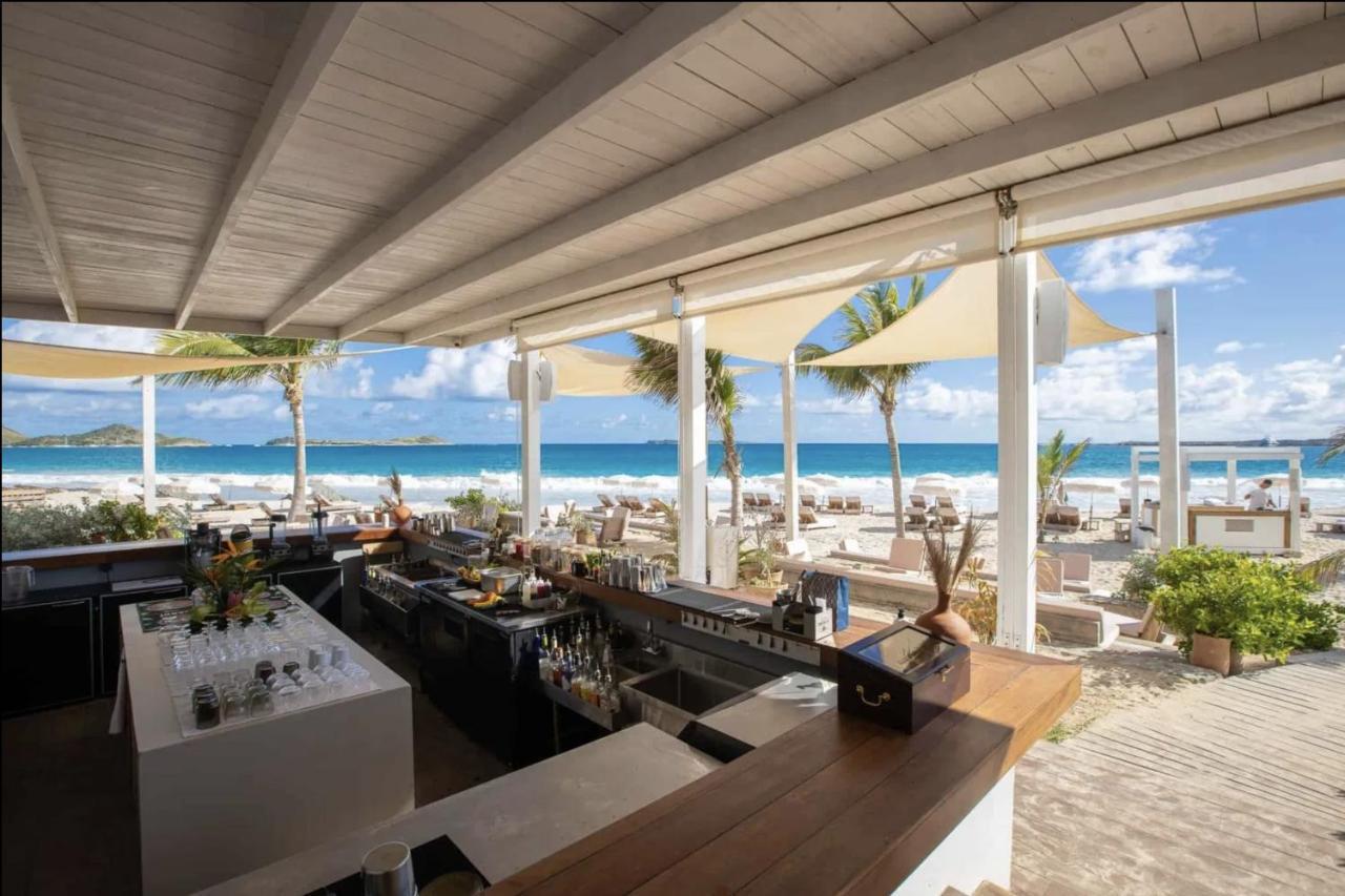 Top Floor Unit 520 Ft2 - 48 M2 With Stunning Dominant View On Ocean, St Barth, Orient Bay Cul de Sac Exterior photo